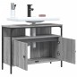 vidaXL Waschbeckenunterschrank Grau Sonoma 60x30x60 cm Holzwerkstoff vidaXL Waschbeckenunterschrank Grau Sonoma 60x30x60 cm Holzwerkstoff