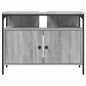 vidaXL Waschbeckenunterschrank Grau Sonoma 60x30x60 cm Holzwerkstoff vidaXL Waschbeckenunterschrank Grau Sonoma 60x30x60 cm Holzwerkstoff