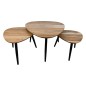 HSM Collection 3-tlg. Couchtisch-Set Acacia HSM Collection 3-tlg. Couchtisch-Set Acacia