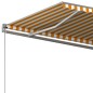 vidaXL Standmarkise Automatisch 500x300 cm Gelb & Weiß vidaXL Standmarkise Automatisch 500x300 cm Gelb & Weiß