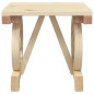 vidaXL Garten-Fußhocker 40x36,5x38,5 cm Massivholz Tanne vidaXL Garten-Fußhocker 40x36,5x38,5 cm Massivholz Tanne