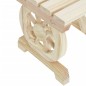 vidaXL Garten-Fußhocker 40x36,5x38,5 cm Massivholz Tanne vidaXL Garten-Fußhocker 40x36,5x38,5 cm Massivholz Tanne