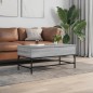 vidaXL Couchtisch Grau Sonoma 100x50x45 cm Holzwerkstoff und Metall vidaXL Couchtisch Grau Sonoma 100x50x45 cm Holzwerkstoff und Metall