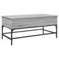 vidaXL Couchtisch Grau Sonoma 100x50x45 cm Holzwerkstoff und Metall vidaXL Couchtisch Grau Sonoma 100x50x45 cm Holzwerkstoff und Metall