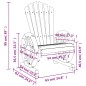 vidaXL Adirondack-Gartenstühle 2 Stk. Massivholz Tanne vidaXL Adirondack-Gartenstühle 2 Stk. Massivholz Tanne