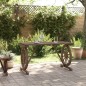 vidaXL Gartentisch 90x50x40 cm Massivholz Tanne