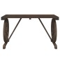 vidaXL Gartentisch 90x50x40 cm Massivholz Tanne