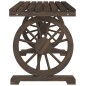 vidaXL Gartentisch 90x50x40 cm Massivholz Tanne