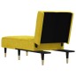 vidaXL Chaiselongue Gelb Samt vidaXL Chaiselongue Gelb Samt