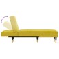 vidaXL Chaiselongue Gelb Samt vidaXL Chaiselongue Gelb Samt