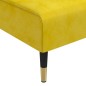 vidaXL Chaiselongue Gelb Samt vidaXL Chaiselongue Gelb Samt