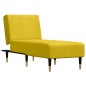 vidaXL Chaiselongue Gelb Samt vidaXL Chaiselongue Gelb Samt