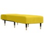 vidaXL Chaiselongue Gelb Samt vidaXL Chaiselongue Gelb Samt