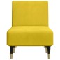 vidaXL Chaiselongue Gelb Samt vidaXL Chaiselongue Gelb Samt