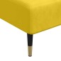 vidaXL Chaiselongue Gelb Samt vidaXL Chaiselongue Gelb Samt