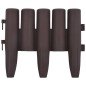 vidaXL Rasenkanten 36 Stk. Braun 10 m PP vidaXL Rasenkanten 36 Stk. Braun 10 m PP