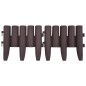 vidaXL Rasenkanten 36 Stk. Braun 10 m PP vidaXL Rasenkanten 36 Stk. Braun 10 m PP