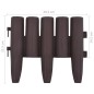 vidaXL Rasenkanten 36 Stk. Braun 10 m PP vidaXL Rasenkanten 36 Stk. Braun 10 m PP
