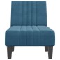 vidaXL Chaiselongue Blau Samt vidaXL Chaiselongue Blau Samt