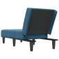 vidaXL Chaiselongue Blau Samt vidaXL Chaiselongue Blau Samt
