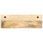vidaXL Wandgarderobe 60 x 15 x 20 cm Raues Mango-Massivholz vidaXL Wandgarderobe 60 x 15 x 20 cm Raues Mango-Massivholz