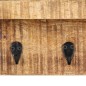 vidaXL Wandgarderobe 60 x 15 x 20 cm Raues Mango-Massivholz vidaXL Wandgarderobe 60 x 15 x 20 cm Raues Mango-Massivholz