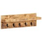 vidaXL Wandgarderobe 60 x 15 x 20 cm Raues Mango-Massivholz vidaXL Wandgarderobe 60 x 15 x 20 cm Raues Mango-Massivholz