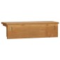 vidaXL Wandgarderobe 60x16x16 cm Massivholz Eiche vidaXL Wandgarderobe 60x16x16 cm Massivholz Eiche