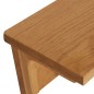 vidaXL Wandgarderobe 60x16x16 cm Massivholz Eiche vidaXL Wandgarderobe 60x16x16 cm Massivholz Eiche