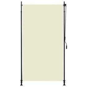 vidaXL Außenrollo 120 x 270 cm Creme