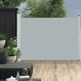 vidaXL Ausziehbare Seitenmarkise 100×500 cm Grau