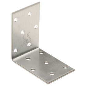 vidaXL Winkelhalterungen 40 Stk. 2 mm 60x40x60 mm Verzinkter Stahl