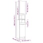 vidaXL 4-tlg. Badmöbel-Set Weiß Holzwerkstoff vidaXL 4-tlg. Badmöbel-Set Weiß Holzwerkstoff