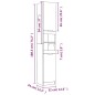 vidaXL 5-tlg. Badmöbel-Set Weiß Holzwerkstoff vidaXL 5-tlg. Badmöbel-Set Weiß Holzwerkstoff