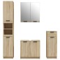 vidaXL 4-tlg. Badmöbel-Set Sonoma-Eiche Holzwerkstoff vidaXL 4-tlg. Badmöbel-Set Sonoma-Eiche Holzwerkstoff
