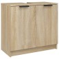 vidaXL 4-tlg. Badmöbel-Set Sonoma-Eiche Holzwerkstoff vidaXL 4-tlg. Badmöbel-Set Sonoma-Eiche Holzwerkstoff