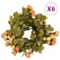 vidaXL Künstliche Blumengirlanden 6 Stk. Abendrot 215 cm vidaXL Künstliche Blumengirlanden 6 Stk. Abendrot 215 cm