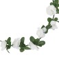 vidaXL Künstliche Blumengirlanden 6 Stk. Weiß 250 cm vidaXL Künstliche Blumengirlanden 6 Stk. Weiß 250 cm