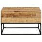 vidaXL Couchtisch 68x68x41 cm Raues Mangoholz vidaXL Couchtisch 68x68x41 cm Raues Mangoholz