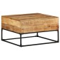 vidaXL Couchtisch 68x68x41 cm Raues Mangoholz vidaXL Couchtisch 68x68x41 cm Raues Mangoholz