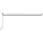 vidaXL Markise Automatisch Einziehbar 500x300 cm Creme vidaXL Markise Automatisch Einziehbar 500x300 cm Creme
