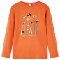 Kinder-Langarmshirt Dunkelorange 140 Kinder-Langarmshirt Dunkelorange 140