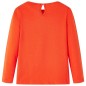 Kinder-Langarmshirt Dunkelorange 104 Kinder-Langarmshirt Dunkelorange 104