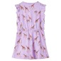 Kinderkleid mit Rüschenärmeln und Taillenband Lila 104 Kinderkleid mit Rüschenärmeln und Taillenband Lila 104