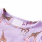 Kinderkleid mit Rüschenärmeln und Taillenband Lila 104 Kinderkleid mit Rüschenärmeln und Taillenband Lila 104
