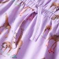Kinderkleid mit Rüschenärmeln und Taillenband Lila 104 Kinderkleid mit Rüschenärmeln und Taillenband Lila 104