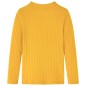 Kinder-Langarmshirt Rippstrick Dunkelocker 140 Kinder-Langarmshirt Rippstrick Dunkelocker 140