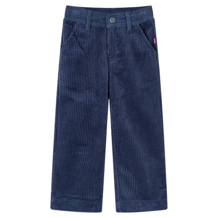 Kinderhose Cord Marineblau 128