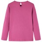 Kinder-Langarmshirt Himbeerrot 140 Kinder-Langarmshirt Himbeerrot 140