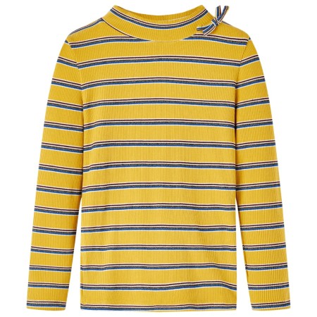 Kinder-Langarmshirt Ocker 140